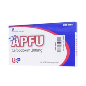 Thuốc kháng sinh trị nhiễm khuẩn APFU 200mg (10 viên)
