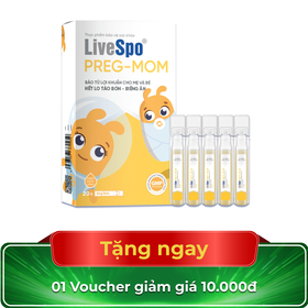 Thực phẩm bảo vệ sức khỏe LiveSpo® Preg-Mom (20 ống x 5ml)