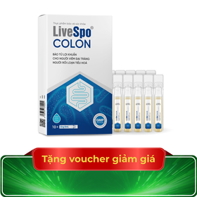 Thực phẩm bảo vệ sức khỏe LiveSpo Colon (10 ống x 5ml)