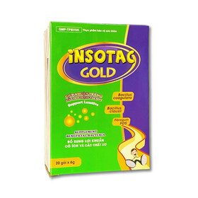 Bột Insotac Gold giúp bổ sung lợi khuẩn cho hệ tiêu hóa (20 gói )