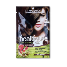 Gội phủ bạc Healthy and Lively H3 Lavox (10 gói x 30ml)