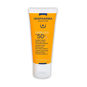 Kem chống nắng Isis Pharma Uveblock 50 Tinted Cream SPF 50+ cho da nhạy cảm (40ml)