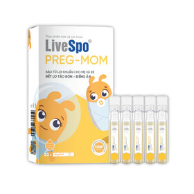 Thực phẩm bảo vệ sức khỏe LiveSpo® Preg-Mom (20 ống x 5ml)