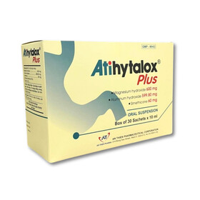 Thuốc Atihytalox Plus điều trị viêm loét tá tràng dạ dày cấp và mạn tính (30 gói)