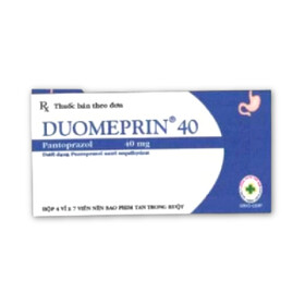 Thuốc Duomeprin 40 điều trị viêm loét dạ dày tá tràng (4 vỉ x 7 viên)