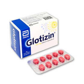 Thuốc Glotizin 10mg trị viêm mũi dị ứng, mề đay (10 vỉ x 10 viên)