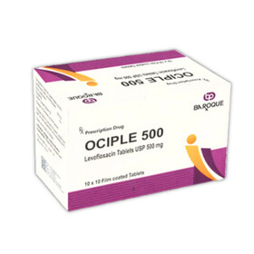 Thuốc Ociple 500 mg điều trị nhiễm khuẩn (10 vỉ x 10 viên)