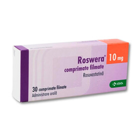 Thuốc Roswera 10mg điều trị tăng cholesterol máu (3 vỉ x 10 viên)