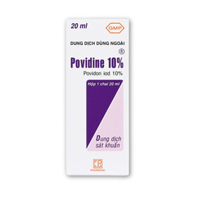 Thuốc Sát Khuẩn Povidine 10% Ngăn Ngừa Nhiễm Khuẩn Ở Vết Thương (Chai 20ml)