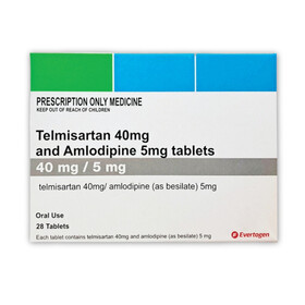 Thuốc Telmisartan 40mg and Amlodipine 5mg điều trị tăng huyết áp (2 vỉ 14 viên)