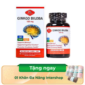 Thực phẩm bảo vệ sức khoẻ viên nang Ginkgo Biloba 120mg (30 viên)