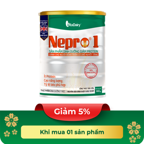 Sản phẩm dinh dưỡng giảm protein Nepro 1 (hộp 900 gram )