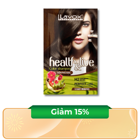 Gội phủ bạc Healthy and Lively H2 Lavox (10 gói x 30ml)