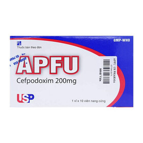 Thuốc kháng sinh trị nhiễm khuẩn APFU 200mg (10 viên)