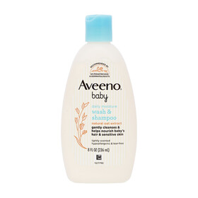 Sữa tắm gội Aveeno Baby Daily Moisture dịu nhẹ, cấp ẩm cho da bé (236ml)