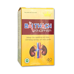 Viên uống Bài Thạch Kingphar lợi tiểu, hỗ trợ giảm nguy cơ viêm đường tiết niệu (60 viên)