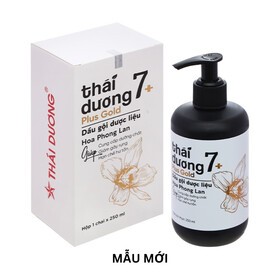 Dầu gội dược liệu Thái Dương 7Plus phục hồi chân tóc và da đầu bị hư tổn (250ml)
