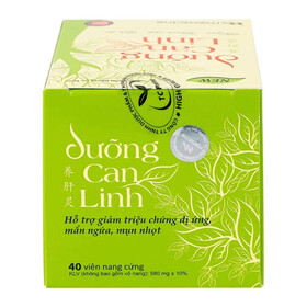 Viên Uống Dưỡng Can Linh – Bổ gan, Thanh nhiệt, Giải độc (40 Viên)