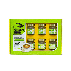 Green Bird - Nước Yến Sào Chưng Đường Phèn Hộp x 06 hũ