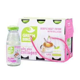 Green Bird - Nước Yến Sào Collagen Hộp x 06 chai