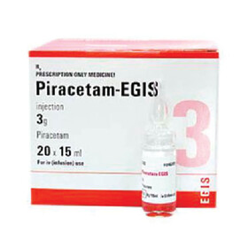 Thuốc Piracetam-Egis 3g/15ml điều trị thần kinh suy giảm hiệu quả (20 ống x 15ml)