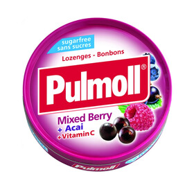 Kẹo ngậm Pulmoll Mixed Berry+C hỗ trợ giảm ho, thông cổ mát họng (45g)