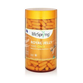 Sữa Ong Chúa LifeSpring Royal Jelly 1000mg 360 Viên - Dưỡng da, tăng cường sức khỏe