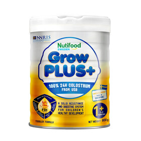Sữa dinh dưỡng công thức GrowPLUS+1 Sữa non vàng 800g