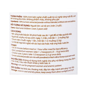 Tinh nghệ vàng Curmin Powder Forny - Hộp 100g