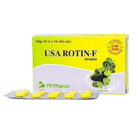 Thực phẩm bảo vệ sức khoẻ USA ROTIN-F hỗ trợ ngủ ngon (10 vỉ x 10 viên)