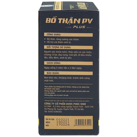 Viên uống bổ thận PV Plus