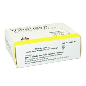 Thuốc Vincozyn Plus Vinphaco phòng ngừa và điều trị các bệnh thiếu Vitamin B (2 vỉ x 5 ống x 2ml)