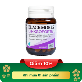 Thực phẩm bảo vệ sức khoẻ Blackmores Ginkgoforte - Hộp 40 viên