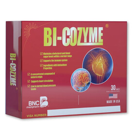 Bi-Cozyme - Hỗ trợ giảm nguy cơ tai biến mạch máu não (Hộp x 30 viên)