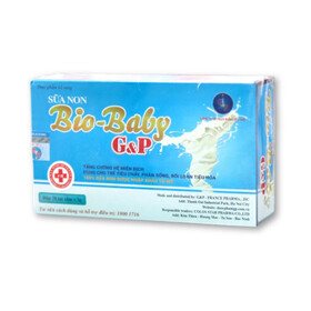 Bio-Baby G&P – Cốm sữa non hỗ trợ tiêu hóa, giúp bé ăn ngon miệng, hấp thu tốt (Hộp x 30 viên)