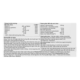 Viên uống Bio-Selenium+Zinc Bổ Sung Selen, Kẽm và Vitamin (Hộp 30 viên)