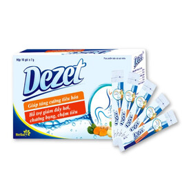 Dezet - Bột hỗ trợ giảm đầy bụng, khó tiêu (Hộp x 10 gói)