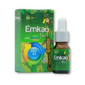Emkao Plus – Vitamin D3 và K2, giúp trẻ phát triển chiều cao (5ml)
