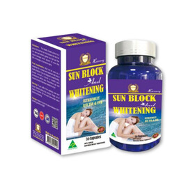 Healthy Golden – Viên uống trắng da chống nắng Sun Block And Whitening Skin (Hộp x 30 viên)