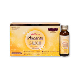 Kaza Placenta 50000mg - Nước uống nhau thai đẹp da (50ml/chai x 10 chai/hộp)