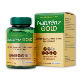 Naturenz Gold - Viên nang hỗ trợ giảm các triệu chứng viêm gan (Hộp x 30 viên)
