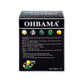 Gội là đen Ohbama - Dầu gội thảo dược (Hộp x 5g)