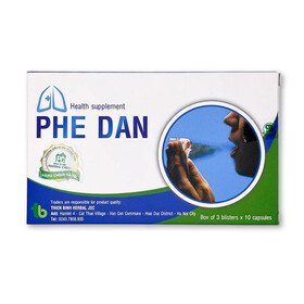 Phế Đan Thiên Bình - Hỗ trợ viêm họng, viêm phế quản (Hộp x 30 viên)