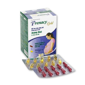 Prenacy Gold - Viên uống bổ sung dưỡng chất cho phụ nữ mang thai (Hộp x 30 viên)