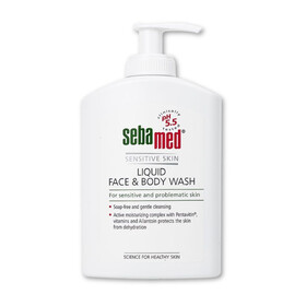 Sebamed Liquid Face & Body Wash - Sữa rửa mặt và tắm toàn thân dành cho da nhạy cảm (300ml)