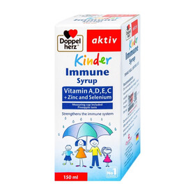 Siro Kinder Immune Doppelherz Aktiv - Tăng Cường Miễn Dịch Cho Trẻ (150ml)