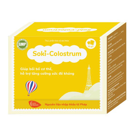 Soki Colostrum - Sữa non giúp bé tăng sức đề kháng (Hộp x 20 gói)