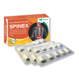 Spinex - Hỗ trợ giảm đau mỏi khớp xương do thoái hóa, giúp làm trơn ổ khớp (Hộp x 30 viên)