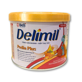 Sữa bột dinh dưỡng công thức Delimil Pedia Plus cho trẻ từ 6 - 12 tháng (400g)