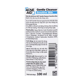 Sữa rửa mặt Acne-Aid Gentle Cleanser cho da nhạy cảm (100ml)